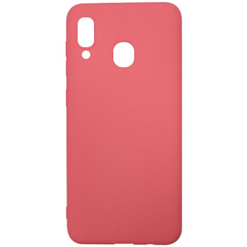 Samsung Galaxy A20 Case - Soft Flex - red
