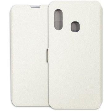 Samsung Galaxy A20e Case - Wallet Book - white