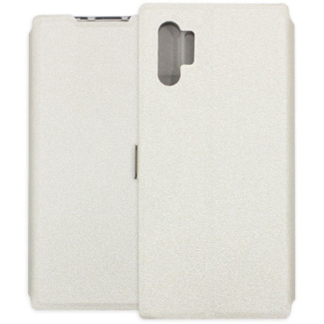 Samsung Galaxy Note 10 Plus Case - Wallet Book - white