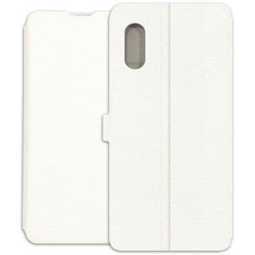 Samsung Galaxy Xcover Pro Case - Wallet Book - white