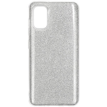 Samsung Galaxy A41 Case - Forcell Shining - silver