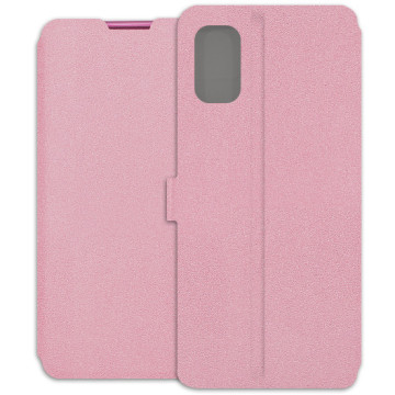 Samsung Galaxy A41 Case - Soft Wallet Book - pink