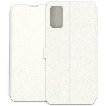 Samsung Galaxy A41 Case - Wallet Book - white
