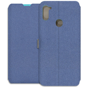 Samsung Galaxy A11 Case - Wallet Book - navy blue
