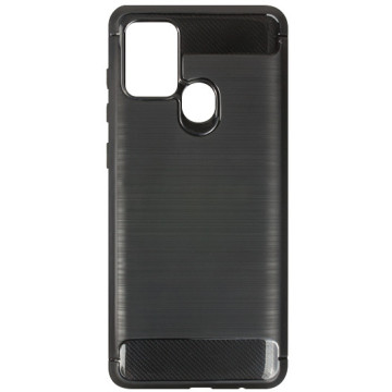 Samsung Galaxy A21s Case - Forcell Carbon - black