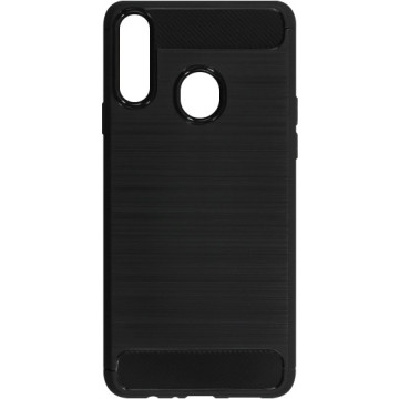 Samsung Galaxy A20s Case - Forcell Carbon - black