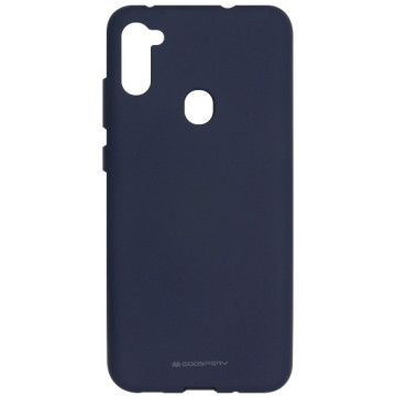 Samsung Galaxy M11 Case - Mercury Goospery Soft Feeling - navy blue
