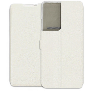 Samsung Galaxy S21 Ultra Case - Wallet Book - white
