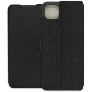 Samsung Galaxy A22 5G Case - Soft Wallet Book - black
