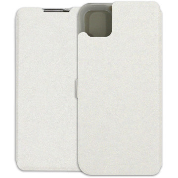 Samsung Galaxy A22 5G Case - Wallet Book - white