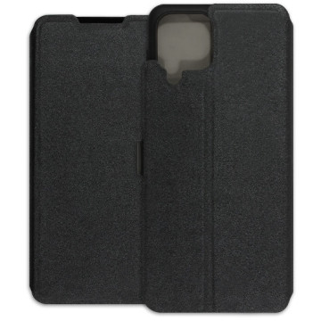 Samsung Galaxy M22 Case - Soft Wallet Book - black