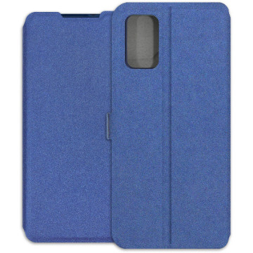 Samsung Galaxy A03s Case - Soft Wallet Book - navy blue
