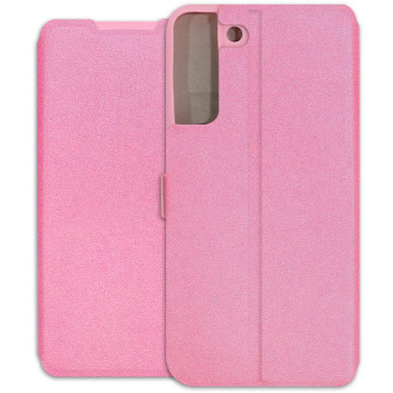 Samsung Galaxy S22 Plus Case - Soft Wallet Book - pink