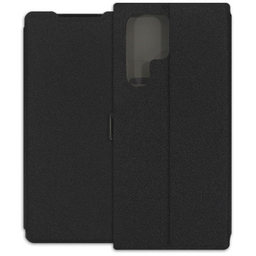 Samsung Galaxy S22 Ultra Case - Soft Wallet Book - black