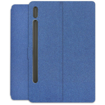 Samsung Galaxy Tab S8 Plus Case - Wallet Book - navy blue