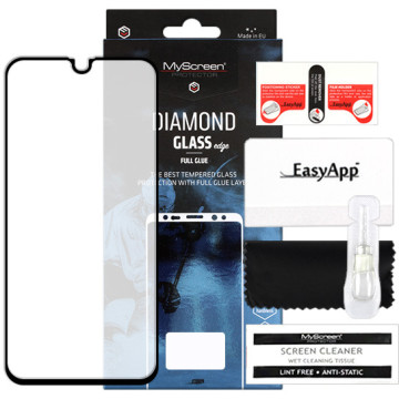 Samsung Galaxy A40 - tempered glass MyScreen Protector Diamond Glass Edge Full Glue - black