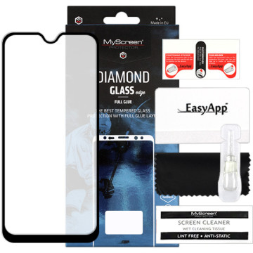 Samsung Galaxy A30s - tempered glass MyScreen Protector Diamond Glass Edge Full Glue - black