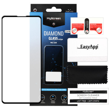 Samsung Galaxy A51 4G - tempered glass MyScreen Protector Diamond Lite Glass Edge Full Glue - black