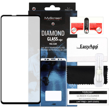 Samsung Galaxy A21s - tempered glass MyScreen Protector Diamond Glass Edge Full Glue - black