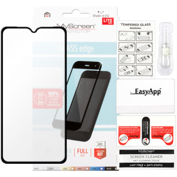 Samsung Galaxy A20s - tempered glass MyScreen Protector Lite Glass Edge Full Glue - black
