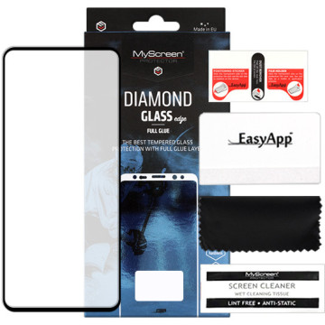 Samsung Galaxy A52 4G - tempered glass MyScreen Protector Diamond Glass Edge Full Glue - black