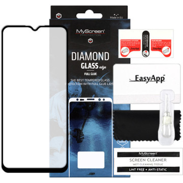 Samsung Galaxy A02s - tempered glass MyScreen Protector Diamond Glass Edge Full Glue - black