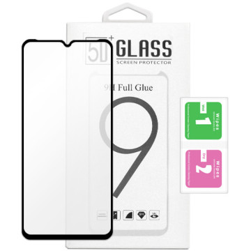 Samsung Galaxy A22 5G - tempered glass 5D Full Glue - black