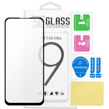 Samsung Galaxy A51 5G - tempered glass 5D Full Glue - black