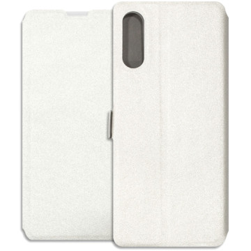 Sony Xperia L4 Case - Wallet Book - white