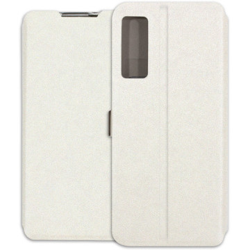 TCL 20 5G Case - Wallet Book - white