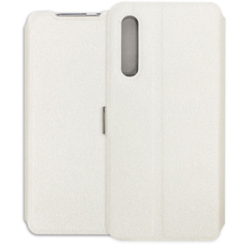 Xiaomi Mi 9 Case - Wallet Book - white