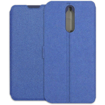 Xiaomi Redmi 8 Case - Soft Wallet Book - navy blue