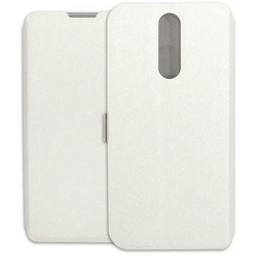 Xiaomi Redmi 8 Case - Wallet Book - white