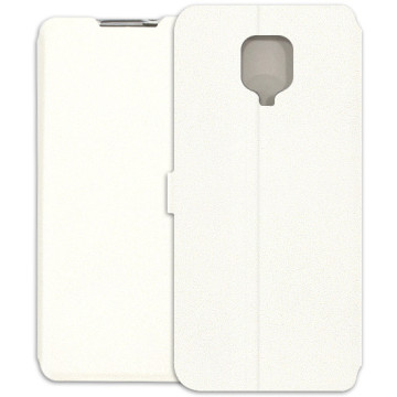 Xiaomi Redmi Note 9 Pro Max Case - Wallet Book - white