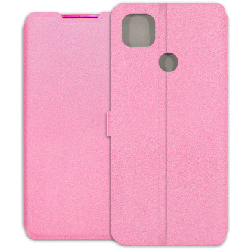 Xiaomi Redmi 9C Case - Wallet Book - pink