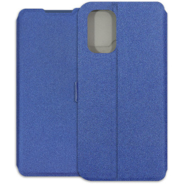 Xiaomi Redmi Note 10 Case - Soft Wallet Book - navy blue