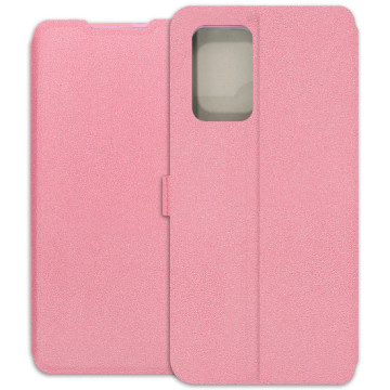Xiaomi Redmi Note 10 Pro Case - Soft Wallet Book - pink