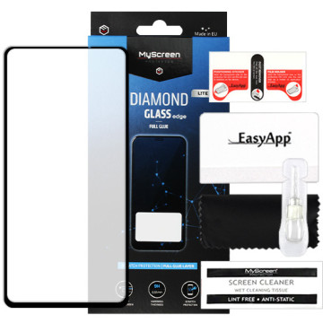 Xiaomi Mi 9T Pro - tempered glass MyScreen Protector Diamond Lite Glass Edge Full Glue - black