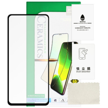Xiaomi Redmi Note 9S - tempered glass Ceramic 9D Full Glue - black