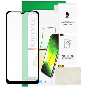 Xiaomi Redmi 9C - tempered glass Ceramic 9D Full Glue - black