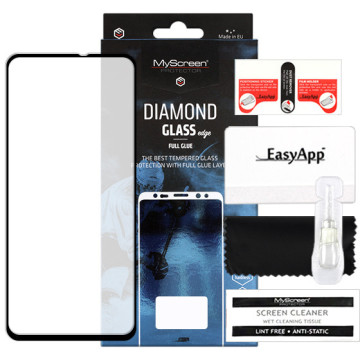 Xiaomi Redmi Note 10 Pro Max - tempered glass MyScreen Protector Diamond Glass Edge Full Glue - black