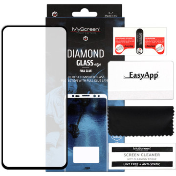 POCO M4 Pro 5G - tempered glass MyScreen Protector Diamond Glass Edge Full Glue - black