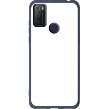 Phone case - casey Soft Flex Design - Marble Case - Blue Marble - navy blue