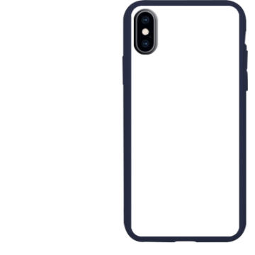Phone case - casey Soft Flex Design - Marble Case - Blue Marble - navy blue