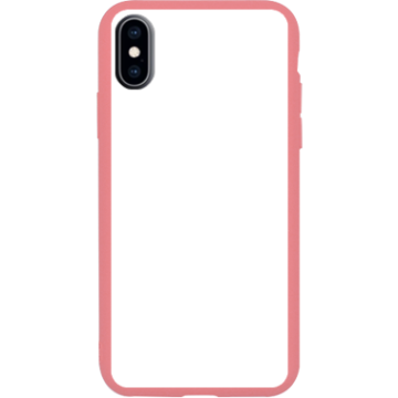 Phone case - casey Soft Flex Design - Marble Case - White Marble - pink