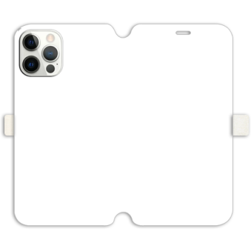Phone case - casey Wallet Book Design - Marble Case - White Marble