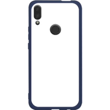 Phone case - casey Soft Flex Design - Marble Case - Blue Marble - navy blue