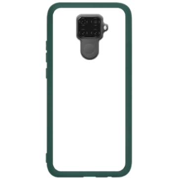 Phone case - casey Soft Flex Design - Marble Case - White Marble - green