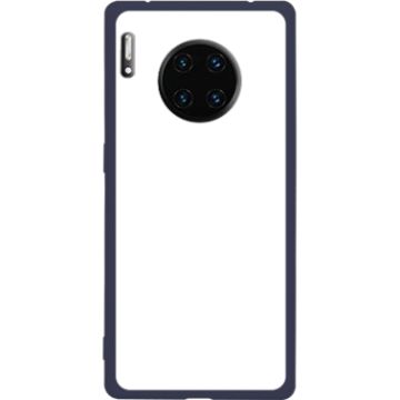 Phone case - casey Soft Flex Design - Marble Case - Blue Marble - navy blue