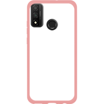 Phone case - casey Soft Flex Design - Marble Case - White Marble - pink